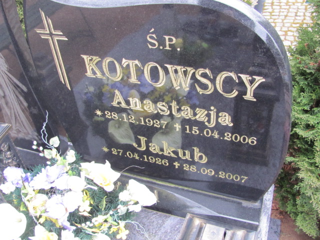 Jakub Kotowski 1926 Bobrowice - Grobonet - Wyszukiwarka osób pochowanych