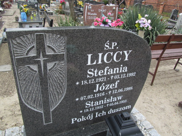 Stefania Licka 1921 Bobrowice - Grobonet - Wyszukiwarka osób pochowanych